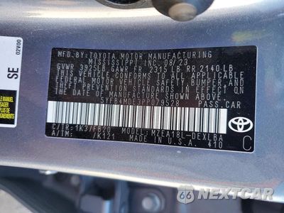 Zdjęcie 23 z 24 samochodu: 2023 TOYOTA COROLLA LE VIN:5YFB4MDE3PP079528 - miniatura