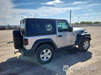 Trzecie zdjęcie samochodu z tyłu: 2018 JEEP WRANGLER SPORT VIN:1C4GJXAN6JW202449 - miniatura
