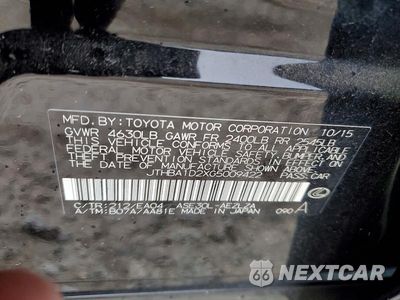 Zdjęcie 13 z 13 samochodu: 2016 LEXUS IS 200T VIN:JTHBA1D2XG5009422 - miniatura