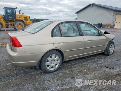 Trzecie zdjęcie samochodu z tyłu: 2001 HONDA CIVIC EX VIN:2HGES25771H554152 - miniatura