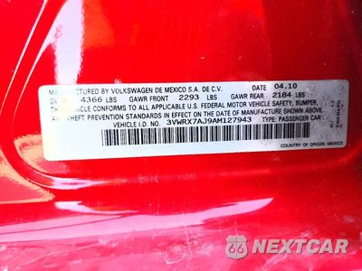 Zdjęcie 13 z 13 samochodu: 2010 VOLKSWAGEN JETTA SE VIN:3VWRX7AJ9AM127943 - miniatura