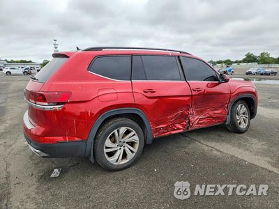 Trzecie zdjęcie samochodu z tyłu: 2022 VOLKSWAGEN ATLAS SE VIN:1V2JR2CA7NC529461 - miniatura