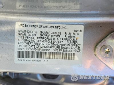 Zdjęcie 12 z 12 samochodu: 2021 HONDA ACCORD EXL VIN:1HGCV1F54MA010412 - miniatura
