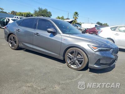 Czwarte zdjęcie samochodu z boku: 2023 ACURA INTEGRA A-SPEC TECH VIN:19UDE4H60PA023254 - miniatura