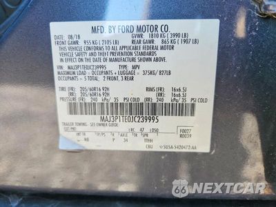 Zdjęcie 12 z 12 samochodu: 2018 FORD ECOSPORT SE VIN:MAJ3P1TE0JC239995 - miniatura