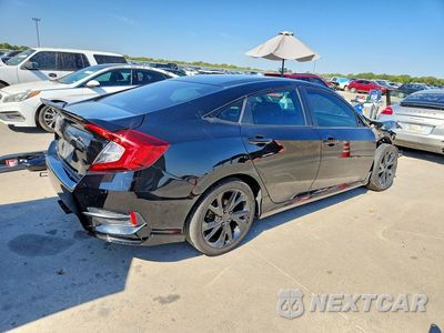 Trzecie zdjęcie samochodu z tyłu: 2020 HONDA CIVIC SPORT VIN:19XFC2F89LE027509 - miniatura
