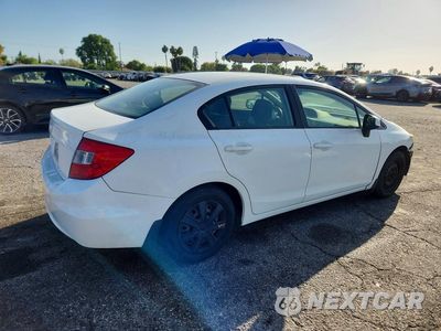 Trzecie zdjęcie samochodu z tyłu: 2012 HONDA CIVIC LX VIN:JHMFB2F51CS002219 - miniatura