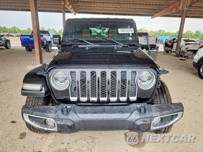 Piąte zdjęcie samochodu w środku: 2021 JEEP WRANGLER UNLIMITED SAHARA 4XE VIN:1C4JJXP66MW860122 - miniatura