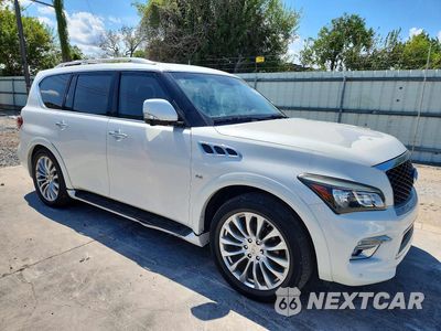 Czwarte zdjęcie samochodu z boku: 2015 INFINITI QX80 BASE VIN:JN8AZ2NF7F9573649 - miniatura