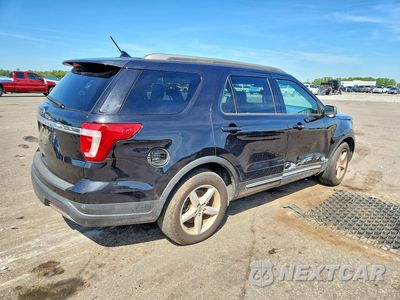 Trzecie zdjęcie samochodu z tyłu: 2019 FORD EXPLORER XLT VIN:1FM5K7D89KGB38098 - miniatura