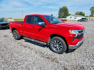 Czwarte zdjęcie samochodu z boku: 2025 CHEVROLET SILVERADO K1500 LT-L VIN:1GCRKKEK9SZ261200 - miniatura