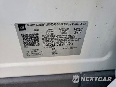 Zdjęcie 13 z 13 samochodu: 2020 CHEVROLET EQUINOX LT VIN:3GNAXJEV4LS524959 - miniatura