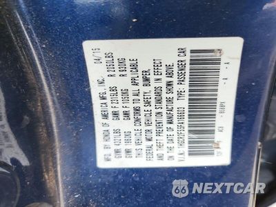 Zdjęcie 12 z 12 samochodu: 2015 HONDA ACCORD SPORT VIN:1HGCR2F55FA166603 - miniatura