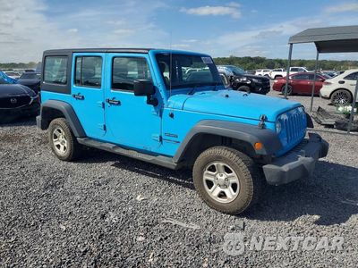 Czwarte zdjęcie samochodu z boku: 2018 JEEP WRANGLER UNLIMITED SPORT VIN:1C4BJWKG8JL853281 - miniatura