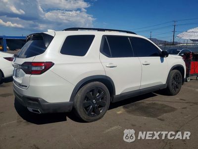 Trzecie zdjęcie samochodu z tyłu: 2025 HONDA PILOT BLACK VIN:5FNYG1H94SB140161 - miniatura