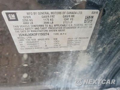 Zdjęcie 13 z 13 samochodu: 2015 CHEVROLET EQUINOX LS VIN:2GNALAEK3F1156274 - miniatura