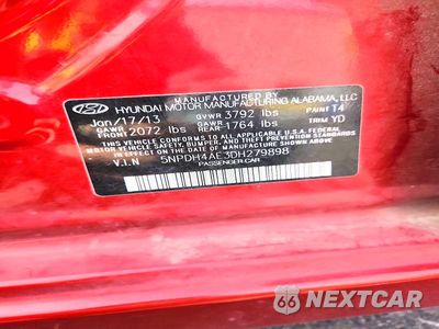 Zdjęcie 12 z 12 samochodu: 2013 HYUNDAI ELANTRA GLS VIN:5NPDH4AE3DH279898 - miniatura