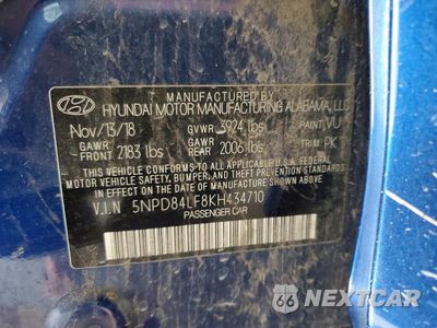 Zdjęcie 13 z 13 samochodu: 2019 HYUNDAI ELANTRA SEL VIN:5NPD84LF8KH434710 - miniatura