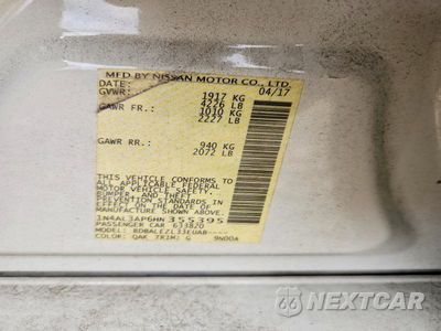 Zdjęcie 12 z 12 samochodu: 2017 NISSAN ALTIMA 2.5 S VIN:1N4AL3AP6HN355395 - miniatura