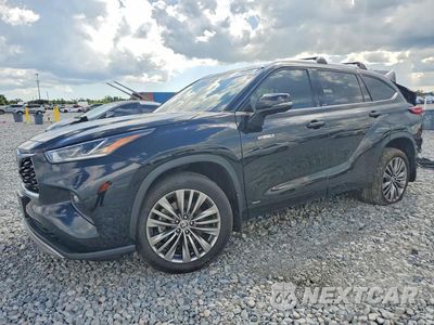 2021 TOYOTA HIGHLANDER HYBRID PLATINUM 5TDEBRCH4MS030532 - główne zdjęcie licytacji z USA - miniatura