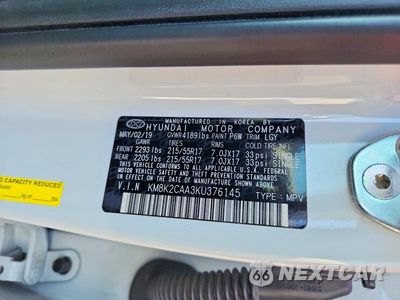 Zdjęcie 13 z 13 samochodu: 2019 HYUNDAI KONA SEL VIN:KM8K2CAA3KU376145 - miniatura