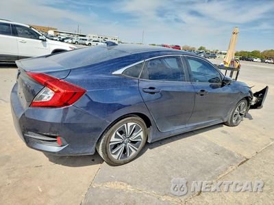 Trzecie zdjęcie samochodu z tyłu: 2017 HONDA CIVIC EX VIN:19XFC1F37HE001853 - miniatura