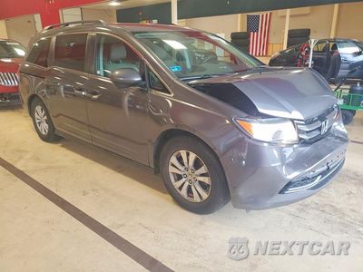 Czwarte zdjęcie samochodu z boku: 2015 HONDA ODYSSEY EX VIN:5FNRL5H48FB124983 - miniatura