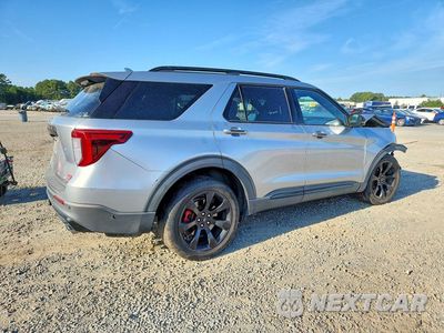 Trzecie zdjęcie samochodu z tyłu: 2020 FORD EXPLORER ST VIN:1FM5K8GC1LGA22966 - miniatura