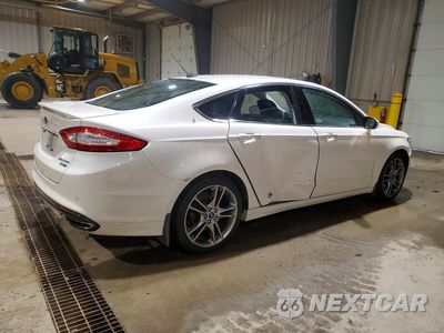 Trzecie zdjęcie samochodu z tyłu: 2014 FORD FUSION TITANIUM VIN:3FA6P0D97ER168410 - miniatura