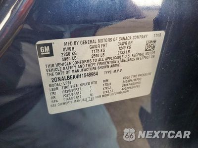 Zdjęcie 13 z 13 samochodu: 2017 CHEVROLET EQUINOX LS VIN:2GNALBEK4H1548964 - miniatura