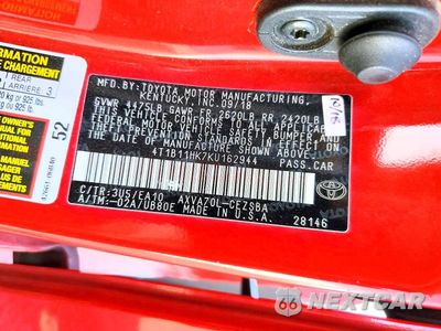 Zdjęcie 13 z 13 samochodu: 2019 TOYOTA CAMRY SE VIN:4T1B11HK7KU162944 - miniatura