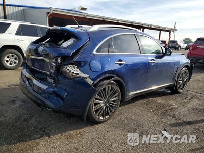 Trzecie zdjęcie samochodu z tyłu: 2017 INFINITI QX70 BASE VIN:JN8CS1MW6HM413464 - miniatura