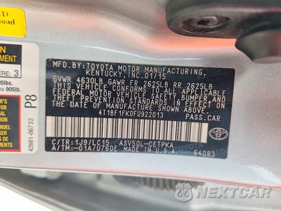Zdjęcie 12 z 12 samochodu: 2015 TOYOTA CAMRY XSE VIN:4T1BF1FK0FU922013 - miniatura