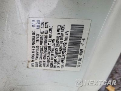 Zdjęcie 13 z 13 samochodu: 2013 HONDA ODYSSEY LX VIN:5FNRL5H27DB079191 - miniatura
