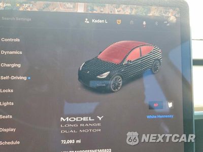 Zdjęcie 9 z 13 samochodu: 2022 TESLA MODEL Y VIN:7SAYGDEE5NF385822 - miniatura