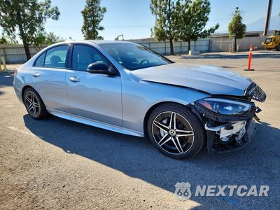 Czwarte zdjęcie samochodu z boku: 2022 MERCEDES-BENZ C 300 VIN:W1KAF4GB7NR048945 - miniatura