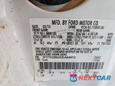 Zdjęcie 12 z 12 samochodu: 2013 FORD F250 SUPER DUTY VIN:1FT7X2B62DEA84970 - miniatura