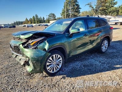 2023 TOYOTA HIGHLANDER HYBRID PLATINUM 5TDEBRCH0PS589631 - główne zdjęcie licytacji z USA - miniatura