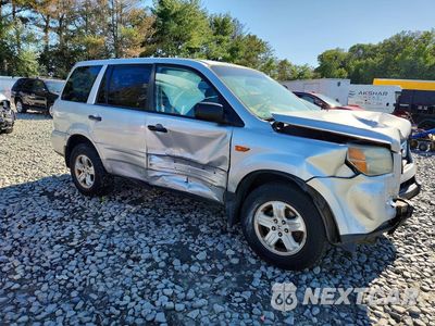 Czwarte zdjęcie samochodu z boku: 2006 HONDA PILOT LX VIN:2HKYF18176H559092 - miniatura