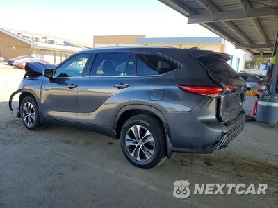 Drugie zdjęcie samochodu z przodu: 2023 TOYOTA HIGHLANDER HYBRID XLE VIN:5TDKBRCH6PS593086 - miniatura