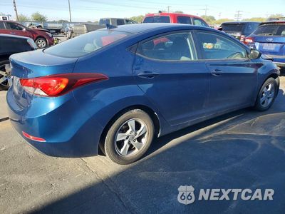 Trzecie zdjęcie samochodu z tyłu: 2014 HYUNDAI ELANTRA SE VIN:KMHDH4AE8EU160828 - miniatura