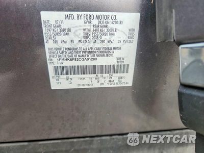 Zdjęcie 12 z 12 samochodu: 2012 FORD EXPLORER LIMITED 4WD VIN:1FMHK8F82CGA01280 - miniatura
