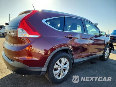 Trzecie zdjęcie samochodu z tyłu: 2012 HONDA CR-V EXL VIN:5J6RM4H75CL045534 - miniatura