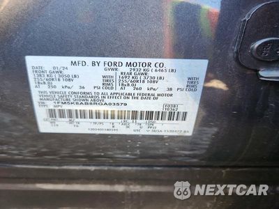 Zdjęcie 12 z 12 samochodu: 2024 FORD EXPLORER POLICE INTERCEPTOR VIN:1FM5K8AB8RGA03579 - miniatura