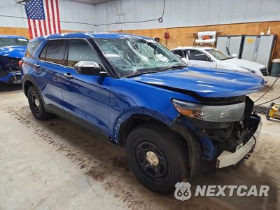 Czwarte zdjęcie samochodu z boku: 2021 FORD EXPLORER POLICE INTERCEPTOR VIN:1FM5K8AW3MNA16179 - miniatura