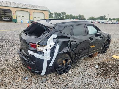Trzecie zdjęcie samochodu z tyłu: 2022 CHEVROLET BLAZER RS VIN:3GNKBKRS0NS129057 - miniatura