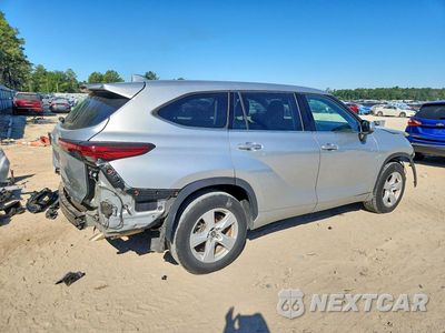 Trzecie zdjęcie samochodu z tyłu: 2020 TOYOTA HIGHLANDER LE VIN:5TDZZRAHXLS502263 - miniatura