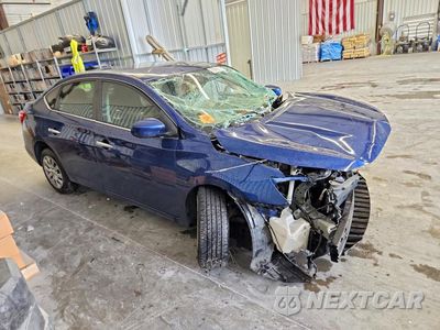 Czwarte zdjęcie samochodu z boku: 2019 NISSAN SENTRA S VIN:3N1AB7AP8KY246082 - miniatura