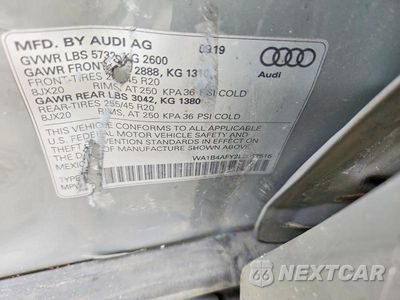 Zdjęcie 13 z 13 samochodu: 2020 AUDI SQ5 PREMIUM PLUS VIN:WA1B4AFY2L2017515 - miniatura