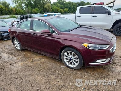 Czwarte zdjęcie samochodu z boku: 2017 FORD FUSION SE VIN:3FA6P0HD4HR372875 - miniatura
